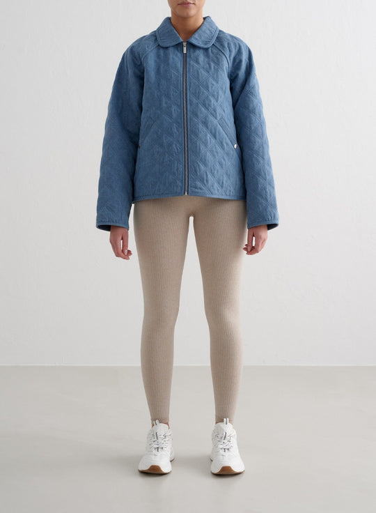 Denim Quilted Jacket