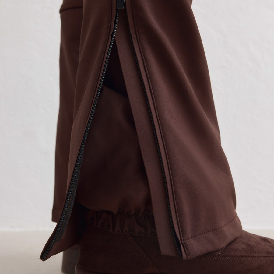 Zipped Flare Hem